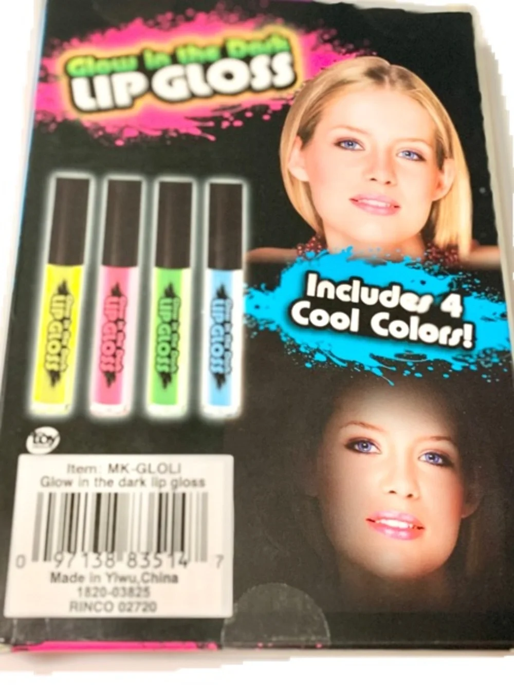 Glow in the Dark Lip Gloss NEW 4 Colors